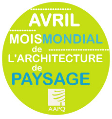 Logo du mois de l'architecture de paysage