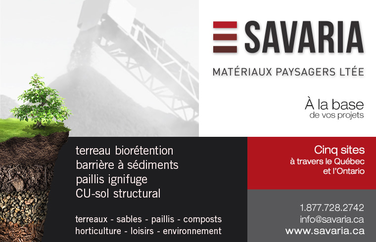 Matériaux paysagers Savaria